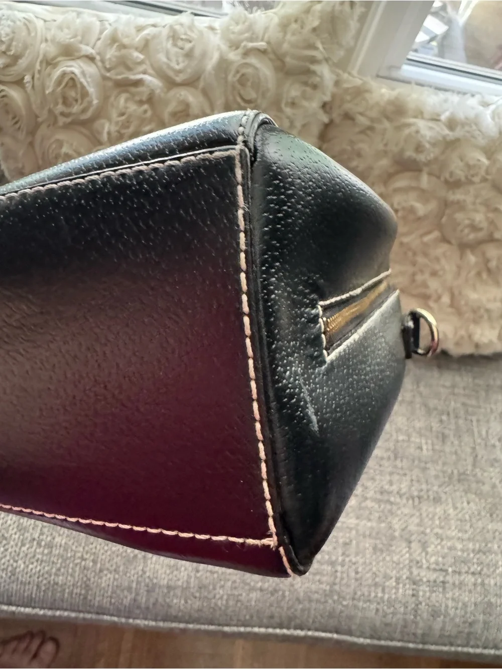 Kate Spade New York Black Leather Mini Satchel